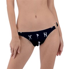 Elder Futhark Rune Set Collected Inverted Ring Detail Bikini Bottom by WetdryvacsLair