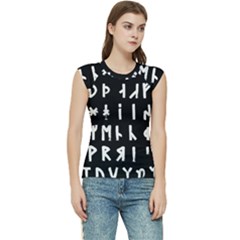 Complete Dalecarlian Rune Set Inverted Women s Raglan Cap Sleeve Tee by WetdryvacsLair