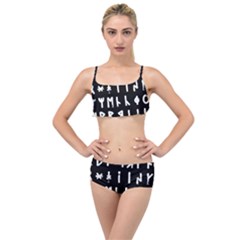 Complete Dalecarlian Rune Set Inverted Layered Top Bikini Set by WetdryvacsLair