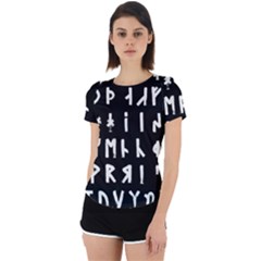 Complete Dalecarlian Rune Set Inverted Back Cut Out Sport Tee by WetdryvacsLair