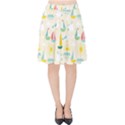 Ships Pattern Love Velvet High Waist Skirt View1