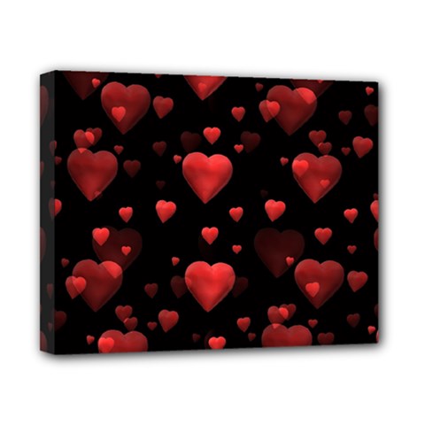 Multicoeur Canvas 10  X 8  (stretched) by sfbijiart