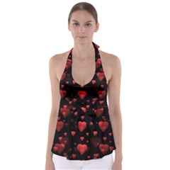 Multicoeur Babydoll Tankini Top by sfbijiart