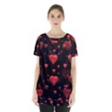 Multicoeur Skirt Hem Sports Top View1