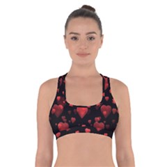 Multicoeur Cross Back Sports Bra by sfbijiart