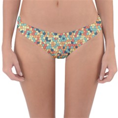 Mosaic Print 2 Reversible Hipster Bikini Bottoms by designsbymallika