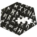 Macromannic Runes Collected Inverted Wooden Puzzle Hexagon View2