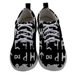 Macromannic Runes Collected Inverted Athletic Shoes by WetdryvacsLair