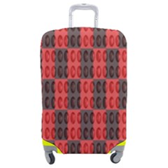 Rosegold Beads Chessboard1 Luggage Cover (medium) by Sparkle