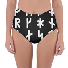 Younger Futhark Rune Set Collected Inverted Reversible High-waist Bikini Bottoms by WetdryvacsLair