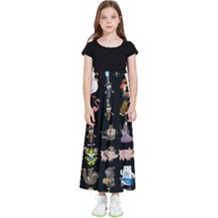 Glitch Glitchen Npc Animals And Characters Pattern Kids  Skirt by WetdryvacsLair
