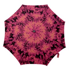 Pink Abstract Hook Handle Umbrellas (small) by Dazzleway