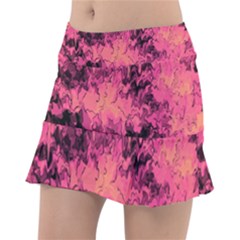 Pink Abstract Tennis Skorts by Dazzleway