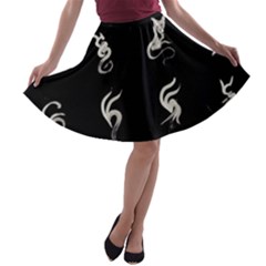 Katzen Cats A-line Skater Skirt by WetdryvacsLair