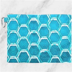 Hexagon Windows Canvas Cosmetic Bag (xxxl) by essentialimage