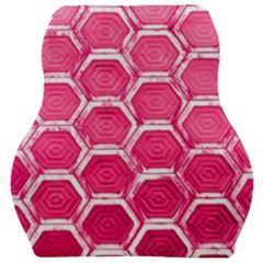 Hexagon Windows Car Seat Velour Cushion  by essentialimage