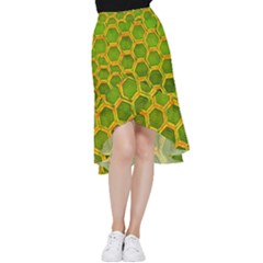 Hexagon Windows Frill Hi Low Chiffon Skirt by essentialimage