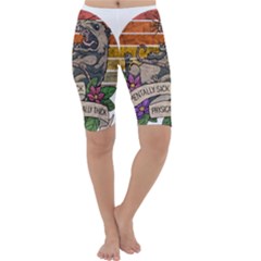 Possum - Mentally Sick Physically Thick Cropped Leggings  by Valentinaart
