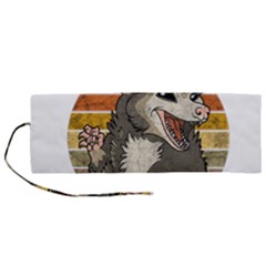 Possum - Be Urself Roll Up Canvas Pencil Holder (m) by Valentinaart