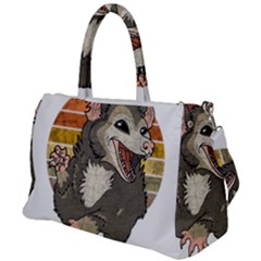 Possum  Duffel Travel Bag by Valentinaart