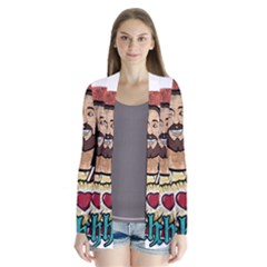 Got Christ? Drape Collar Cardigan by Valentinaart