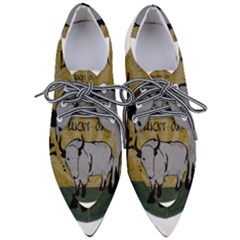 Chinese New Year ¨c Year Of The Ox Pointed Oxford Shoes by Valentinaart