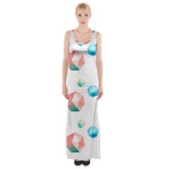 Diamonds Thigh Split Maxi Dress by Sparkle