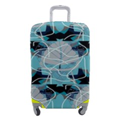 Digital Waves Luggage Cover (small) by Sparkle