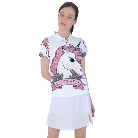 Go To Hell Women s Polo Tee by Valentinaart