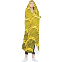 Hexagon Windows Wearable Blanket by essentialimage