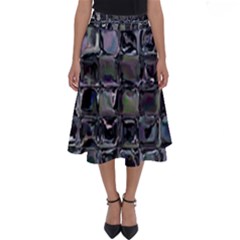 Funky Mosaic  Perfect Length Midi Skirt by MRNStudios