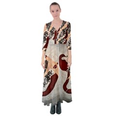 Bama Mermaid Button Up Maxi Dress by CKArtCreations