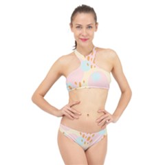 Girly High Neck Bikini Set by Sobalvarro