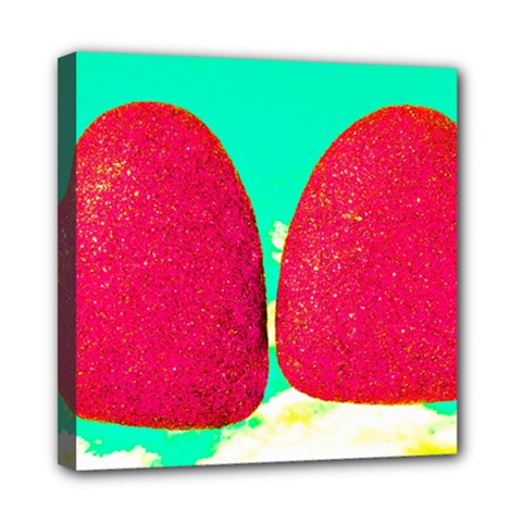 Two Hearts Mini Canvas 8  X 8  (stretched) by essentialimage