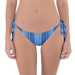 Ambient 1 In Blue Reversible Bikini Bottom by bruzer