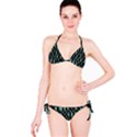 Dark Geometric Pattern Design Classic Bikini Set View3