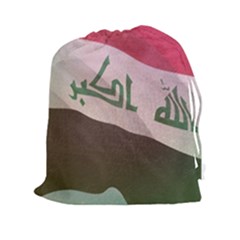 Iraq Drawstring Pouch (2xl) by AwesomeFlags
