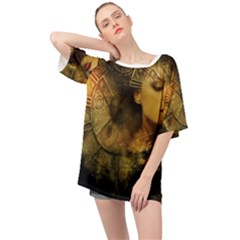 Surreal Steampunk Queen From Fonebook Oversized Chiffon Top by 2853937