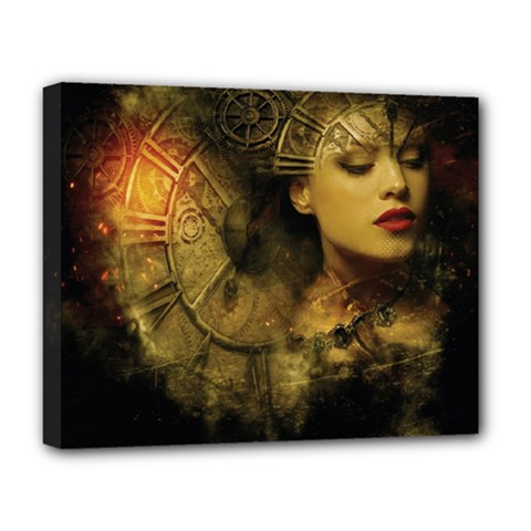 Surreal Steampunk Queen From Fonebook Deluxe Canvas 20  X 16  (stretched) by 2853937