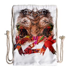 Xzk8 Drawstring Bag (large) by XzoticKingdom4U