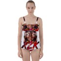 Xzk8 Twist Front Tankini Set View1