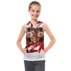 Xzk8 Kids  Sleeveless Hoodie by XzoticKingdom4U
