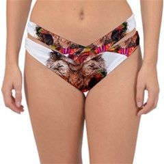 Xzk8 Double Strap Halter Bikini Bottom by XzoticKingdom4U
