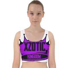 Xzk4 Velvet Racer Back Crop Top by XzoticKingdom4U