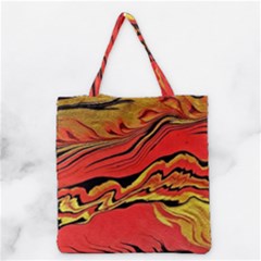 Warrior Spirit Grocery Tote Bag by BrenZenCreations