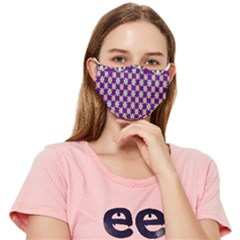 Flower Blocks Fitted Cloth Face Mask (adult) by Sparkle