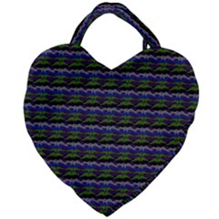 Abstract Illusion Giant Heart Shaped Tote by Sparkle