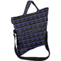 Abstract Illusion Fold Over Handle Tote Bag View1
