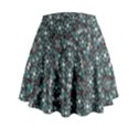 Intricate Texture Ornate Camouflage Pattern Mini Flare Skirt View2