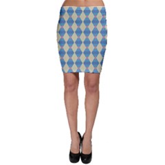 Pattern Texture Chevron Bodycon Skirt by Dutashop